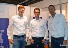 Jord Aanhane, Jan Hardeman and Frank Hoeberichts of Eurofins Horti                  